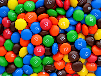 M&Ms packaging, Vibrant designs, Eye-catching logos, Iconic branding HD wallpaper