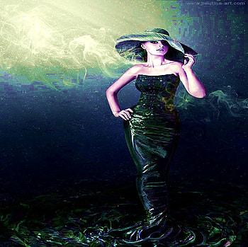 DIGITAL BEAUTY, colorful, digital, art, woman, beauty HD wallpaper