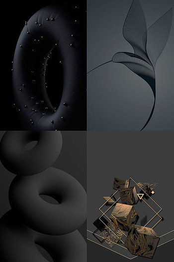 Pattern black wllpaper, art, graph HD phone wallpaper