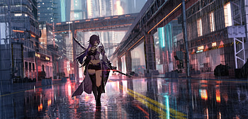 Acheron Honkai Star Rail, honkai-star-rail, 2023-games, games, pc-games, ps4-games, ps5-games, pixiv, anime, artist, artwork, digital-art HD wallpaper