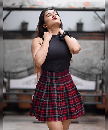 Garima, fashion design, tartan HD phone wallpaper