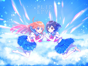 Flip Flappers, girl, anime, Flappers, Flip HD wallpaper