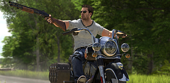 Serious Sam 4: Planet Badass, video game, biker HD wallpaper