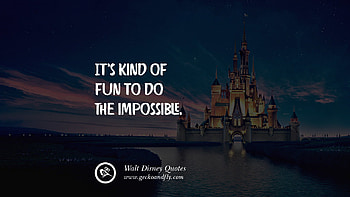 It's kind of fun to do the impossible. HD wallpaper