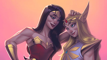 She Ra Wibder Woman, wonder-woman, superheroes, artist, artwork, digital-art, artstation HD wallpaper