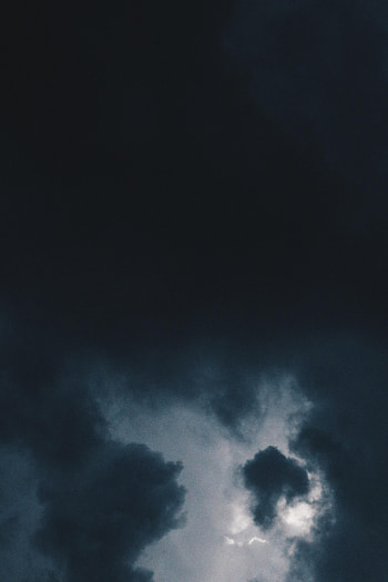 Sky, Clouds, Dark, Darkness, Storm HD phone wallpaper