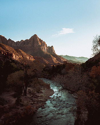 Landscape, Nature, Rivers, Mountains, View From Above HD phone wallpaper