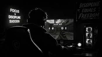 Gamer: Focus, Discipline, Success, Gaming Setup HD wallpaper