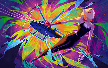 Gwen Stacy, Gwen Stacy, movie, Spider-Man: Across the Spider-Verse HD wallpaper