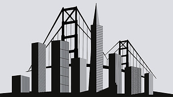 Buildings, architecture, minimal, monochrome HD wallpaper