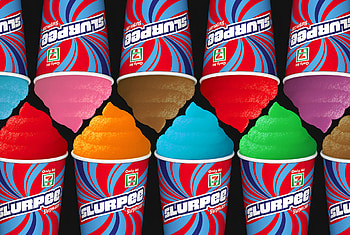 Vibrant Slurpee Array, food, Slurpee, colorful HD wallpaper