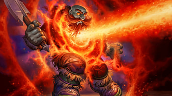 Preview world of warcraft, hearthstone, blackrock mountain, dwarf, ax HD wallpaper
