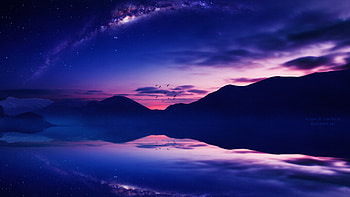 Starry Twilight , hop, twilight, nature, deviantart HD wallpaper
