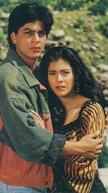Karan Arjun, srk kajol, bollywood movie HD phone wallpaper
