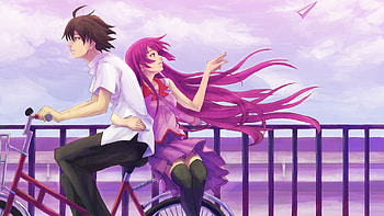 Boy, Girl, Walk, Bike, Motion HD wallpaper