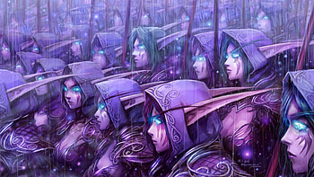 Elven Army, army, elf, fantasy, warriors HD wallpaper