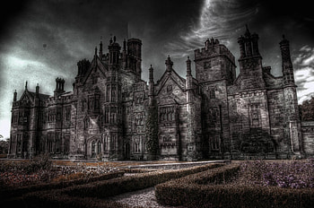Margam Castle, Gothic Art HD wallpaper