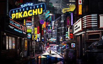 POKÉMON Detective Pikachu, animation movie, 2019 HD wallpaper