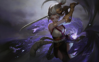 Murasaki Digital Fantasy Art, fantasy-girls, artist, artwork, digital-art, deviantart HD wallpaper