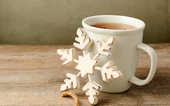 Tea Time, tea, cup, xmas, christmas HD wallpaper
