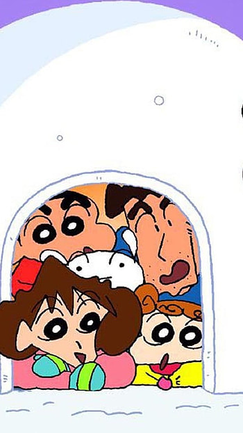 Shinchan For, Snow, Iglu HD phone wallpaper