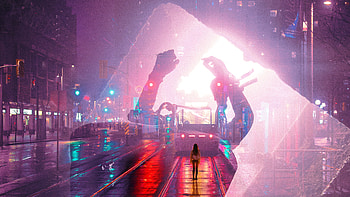 Back In City Manipulation, girls, artist, artwork, digital-art, manipulation, hop, deviantart HD wallpaper