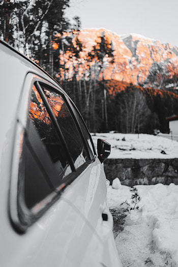 Winter, Nature, Cars, Car, Machine HD phone wallpaper