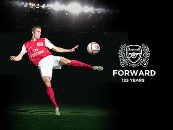 arsenal van persie, white, gunners, crest, arsenal, van, 1886, persie, netherlands, forward, 2011, football, red, the, club, holland, robin HD wallpaper
