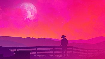 Red Sky At Night , artist, artwork, digital-art, artstation HD wallpaper