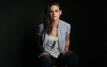 Kristen Stewart, background, black, twilight saga, girl, actress, woman HD wallpaper