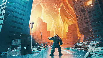 Hulk Vs Surtur , hulk, superheroes, artist, artwork, digital-art HD wallpaper