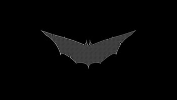 Batman Grey Logo , batman, superheroes, logo, artist, artwork, digital-art, artstation, dark, black HD wallpaper
