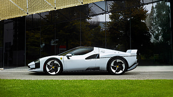 2025 Ferrari SC40, Coupe, Custom, Hybrid, Turbo, V6, car HD wallpaper