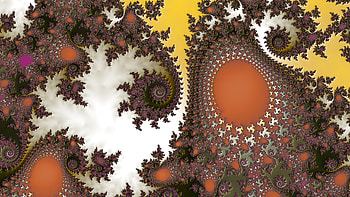 Fractal Art for your - Trippy, orange (Color), psychedelic, trippy, Abstract, fractal HD wallpaper