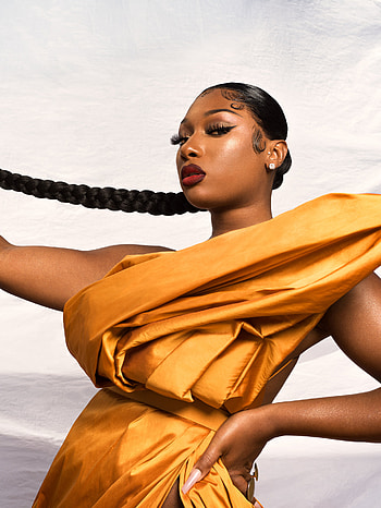 Megan Thee Stallion, Inspiring creatives, Artistic influence, Multimedia talent HD phone wallpaper