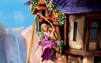 Tangled, Window 8 , Tantalizing glimpse, Tower-bound princess HD wallpaper