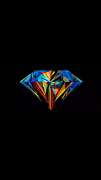 Facets LA ghosts, Diamond , Justin Maller artwork HD phone wallpaper