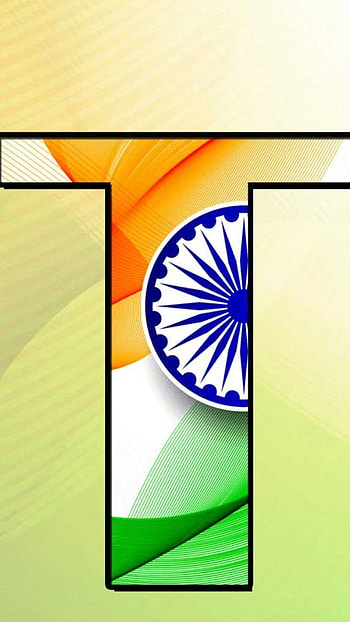 T Letter, Indian Flag, theme HD phone wallpaper