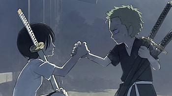 Kuina and Zoro, Anime, The One Piece, Roronoa Zoro, One Piece HD wallpaper
