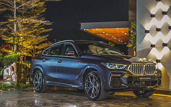 BMW X6 xDrive40i M Sport, , night, 2021 cars, G06, MY-spec, BMW G06, 2021 BMW X6, german cars, BMW HD wallpaper