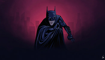 Comic art, serious batman, superhero HD wallpaper