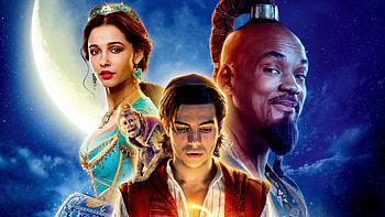 Aladdin and Jasmine, Magical love story, Genie's charm HD wallpaper