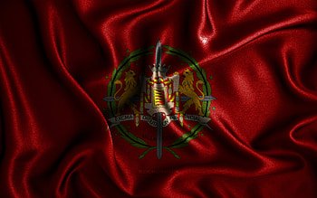 Valladolid flag, , silk wavy flags, spanish provinces, Day of Valladolid, fabric flags, Flag of Valladolid, 3D art, Valladolid, Europe, Provinces of Spain, Valladolid 3D flag, Spain HD wallpaper
