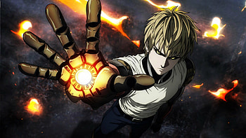 One-Punch Man, Genos' , backgrounds, Robot hero HD wallpaper