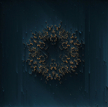 Abstract, 3D, Relief, Ring, Glitch HD wallpaper