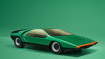 Alfa Romeo Carab Digital Art , alfa-romeo, cars, artist, artwork, digital-art HD wallpaper