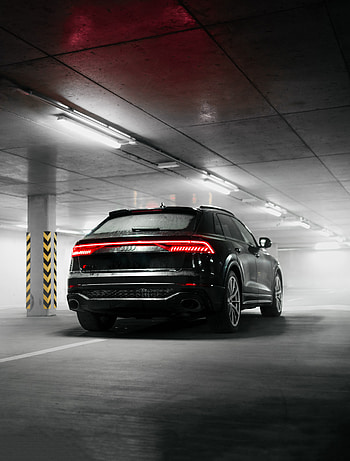 Audi, Cars, Car, Suv, Back View, Rear View, Audi Q8 HD phone wallpaper