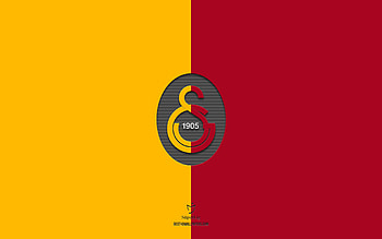 Galatasaray, orange burgundy background, Turkish football team, Galatasaray emblem, Super Lig, Turkey, football, Galatasaray logo HD wallpaper