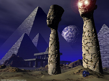 the deserts night sand, night, abstact, moon, fantasy, art, desert HD wallpaper