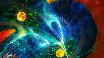 ... Background Ultra . fractal, imagination, colorful, smoke HD wallpaper